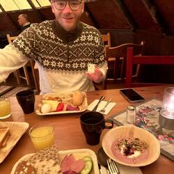 Frühstück im Lavvu