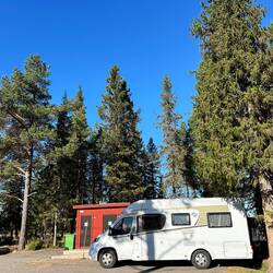 Stellplatz in Jukkasjärvi