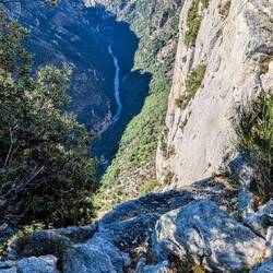 I saw rock climbers in the parking lot putting on their gear. I can't even watch.