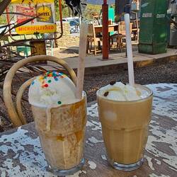 Milkshakes at Diesel and Cream in Barrydale