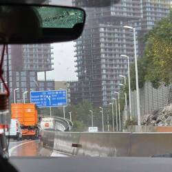 der Regen macht die Tangente nicht "flüssiger"