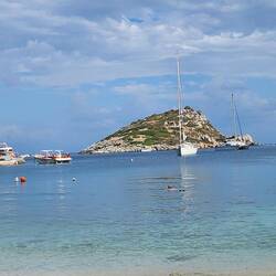 Our beach at Agios Nikolaos