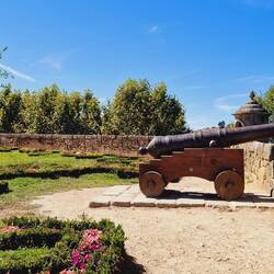 Jardim do Castelo mit der mittelalterlichen Burg