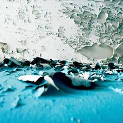 Kunst der abblätternden Farbe