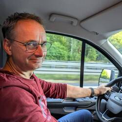 Unser Fahrer