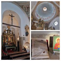 De oudste kerk van de stad: St Adalsberts kerk - met Maria Magdalena icoon