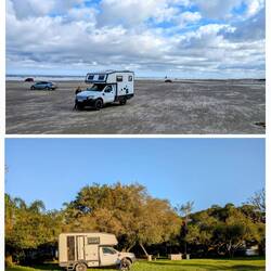 Wir sind umgezogen, es war zu windig und zu sandig