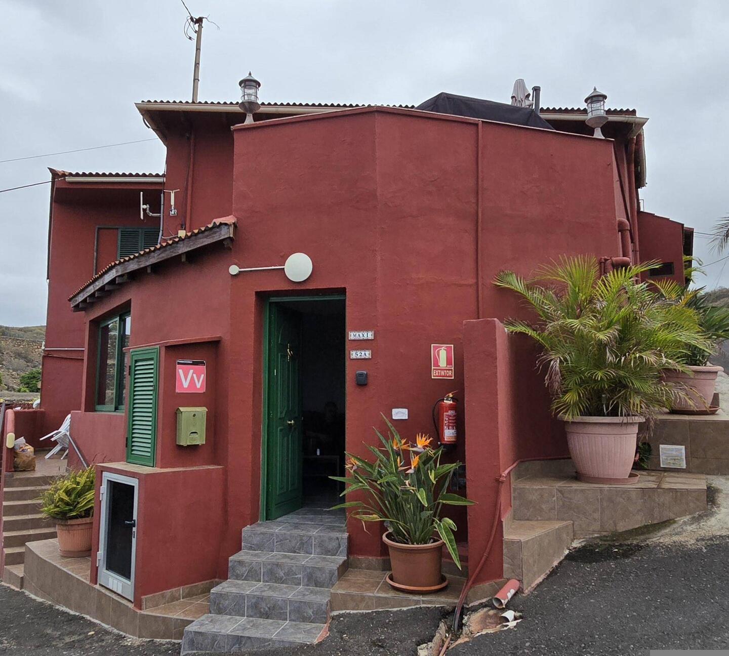 Eingang zu unserem Apartment