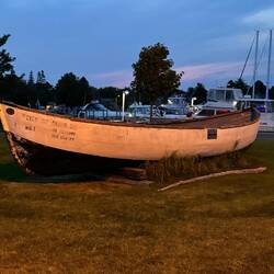 City of Flint lifeboat 32. This is outside Marina