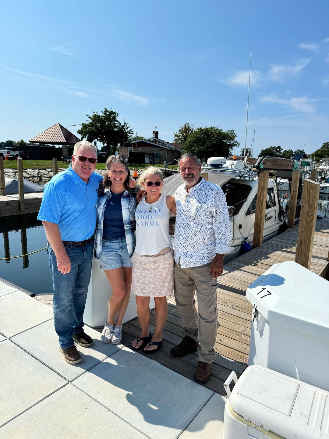 Nice visit with Shelly and Mark