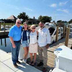 Nice visit with Shelly and Mark