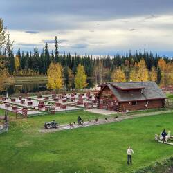 Dog sled camp