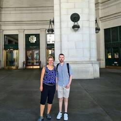 Unser toller Stadtführer Christoph