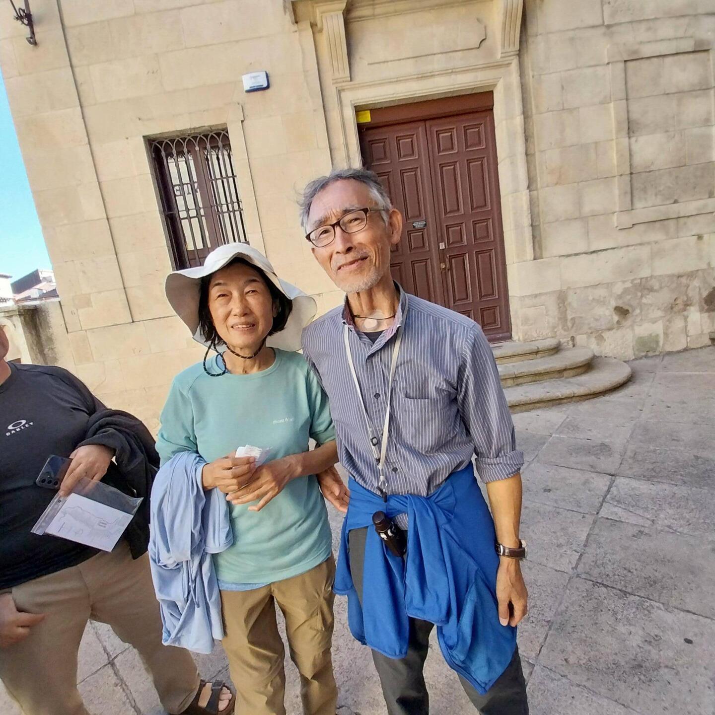 Kyoko and Michiyuki (lost hearing at 41 and lost voice to throat cancer last year)