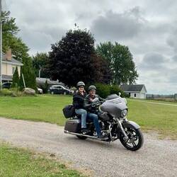 Kim took this photo as we were leaving New Hamburg