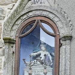 A mysterious stone carving, which the village seems very proud of!