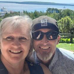 The view from the Governor's House. She is on-island maybe once a year, but honors guests with use.