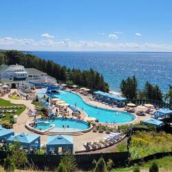 The pool at The Grand Hotel
