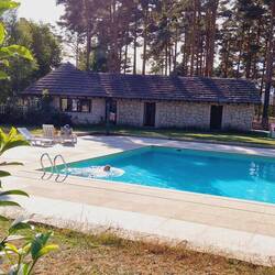 Der Einzige im Wasser: Jörn! War auch schnell wieder draußen! 🥶