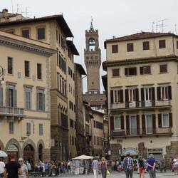 Auf der Piazza Santa Croce begann und endete unser Rundgang.