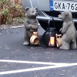 Echte finnische Camper Deko.