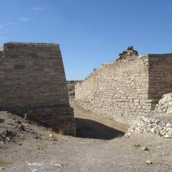 Entrance gates to Gordion