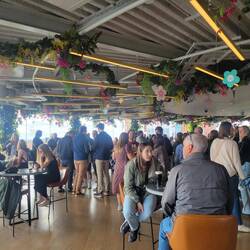 The end of the Guiness tour was the Gravety Bar and a pint.