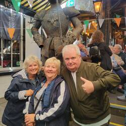 I think the armor was as old as the pub.