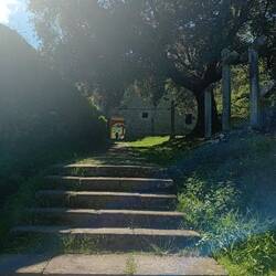 Kurz vor dem Kloster Zenarruza