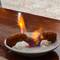 Chorizo-Würstchen im Alkohol-Feuer