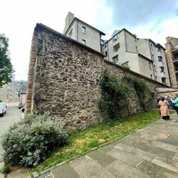 A section of the remaining city wall