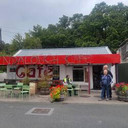 The first place we could pull over. We all enjoyed a short break.