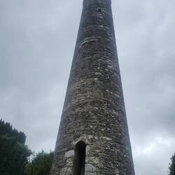 The monks who built this in 1200 AD used this tower for protection.