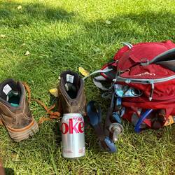 The situation after the Killer hike. It was 4 miles but strenuous.
