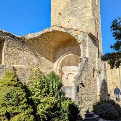 Ruined chapel of the castle