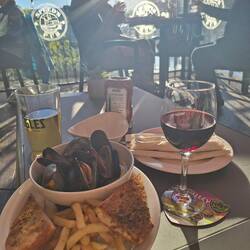 Ok...Frische moules frites in Ladner