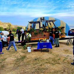 Gut gelandet mit Zeremonie