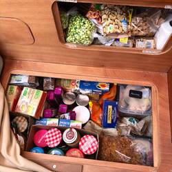 The breakfast and snack corner
