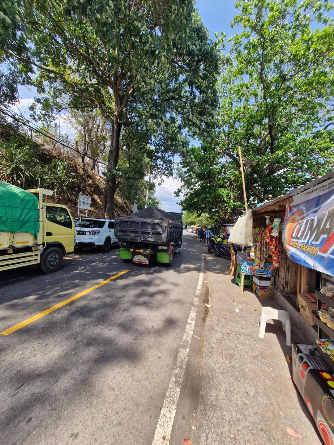 So many truck, they look like little Tonka toys