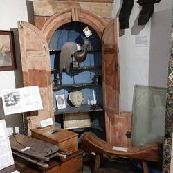 One of the guest rooms