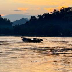 Sunset at River Mekong