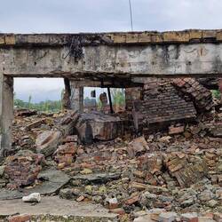 Voor hun vertrek vernietigden de Duitsers de gaskamers van Auschwitz 2