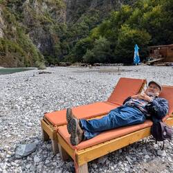 Pausieren im Blini-Park