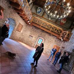 die Vereinsvorsitzende, unsere wundervolle Führerin