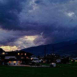 Abendstimmung vor meinem Fenster