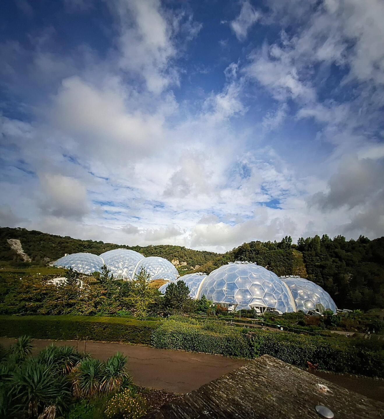 Eden Projekt in wundervollem Sonnenschein