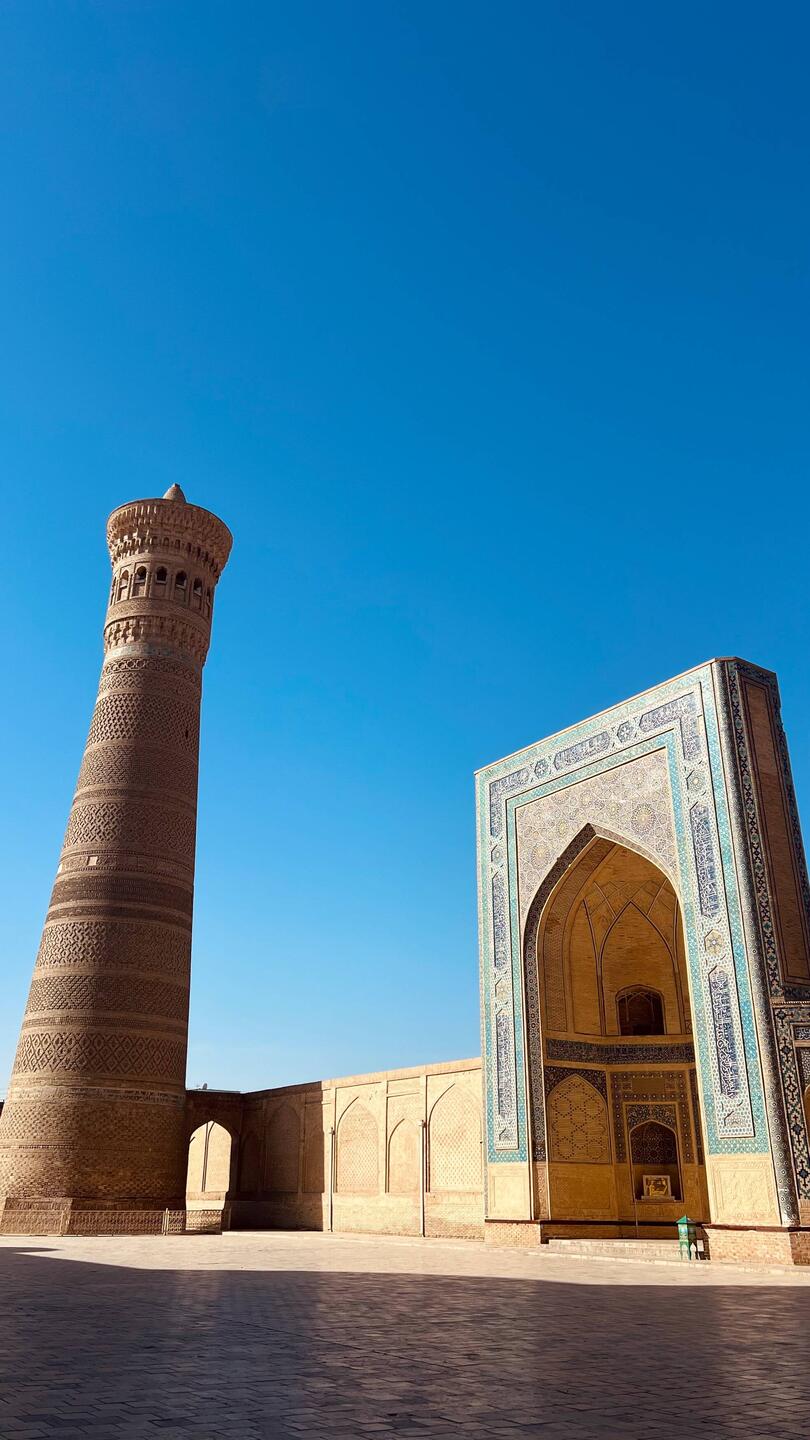 la piazza principale di Bukhara