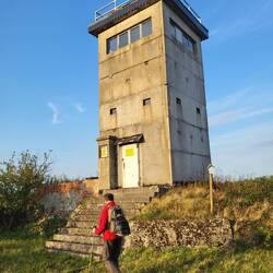 Der Grenzturm befindet sich in Privatbesitz.