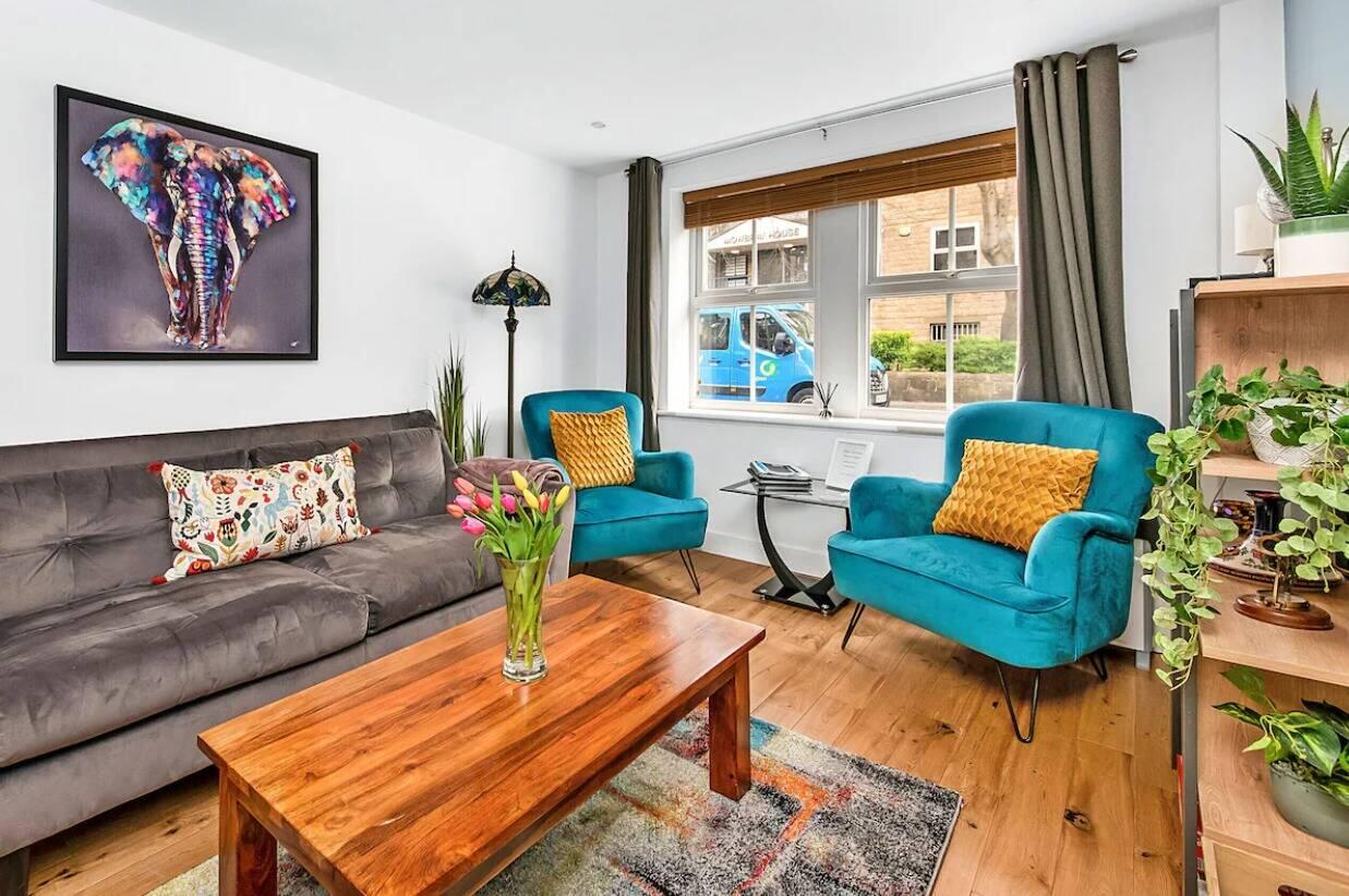 Stock Photo from booking website, but it did look like this - even to the van in the window