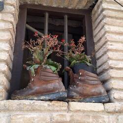 This is where my shoes are going once I finish.